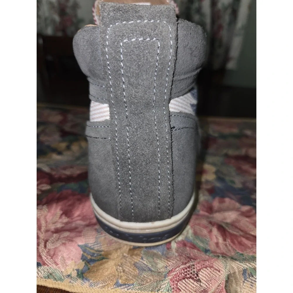 Inkkas Bald Eagle Camping Boot Men's 11 Women's 13 Gray Suede Shoes High Top